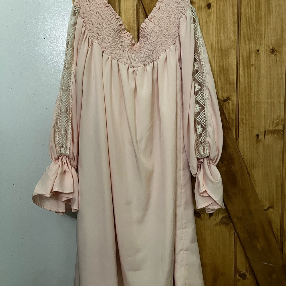 Vava by Joy Han Blush Long Sleeve Dress